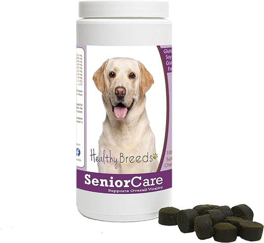 Healthy Breeds Labrador Retriever Senior Dog Care Soft Chews 100 Count