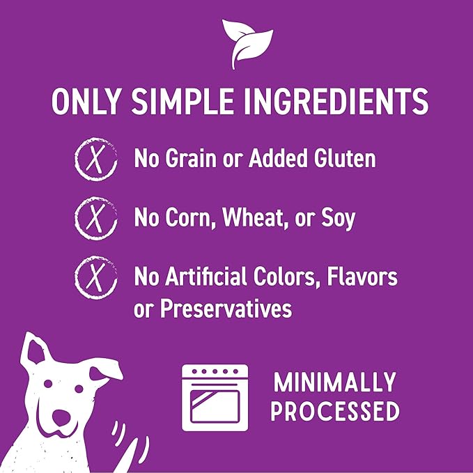 Cloud Star Wag More Bark Less 10 oz Grain Free Jerky Dog Treats with Duck & Apple