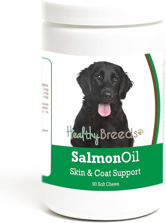 Healthy Breeds Flat Coated Retriever Salmon Oil Soft Chews 90 Count