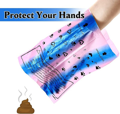 Dog Poop Bag Holder - Leak-Proof 60 Dog Waste Bags - Ultra Thick, Extra Large Poop Bags for Dogs