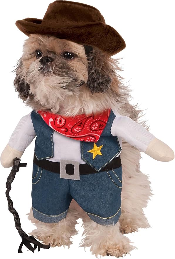 Rubie's Walking Cowboy Pet Costume, Small
