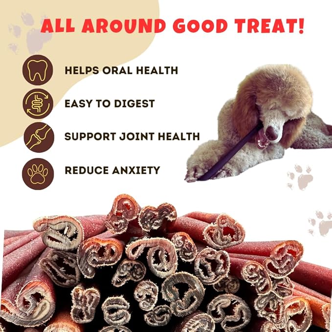 Amazing Dog Treats 12 Inch Collagen Stick - (20 Count) - Collagen Bully Sticks for Dogs - 95% Natural Collagen Sticks for Dogs - No Hide Bones for Dogs