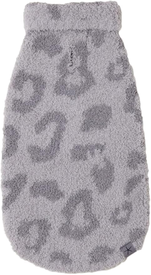 Barefoot Dreams CozyChic BITW Pet Sweater, Dog Clothes, Dog Sweater, Dog Accessories, in The Wild, Linen/Warm Gray, XL