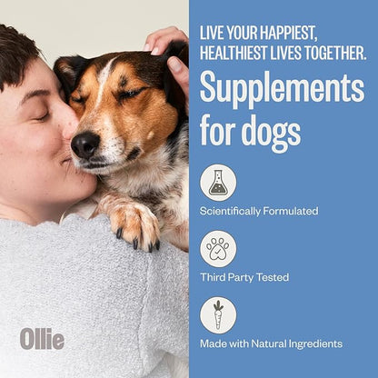 Ollie Dog Immunity Supplement - Immune Booster & Allergy Relief - 60 Count Appx.