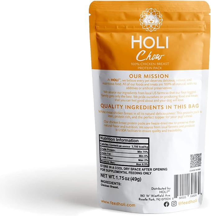 HOLI Freeze Dried Dog Food Topper - 3 Pack 2oz/Bag (Beef Liver, Chicken Breast, Salmon) Mix in Flavor Enhancer, 100% All Natural