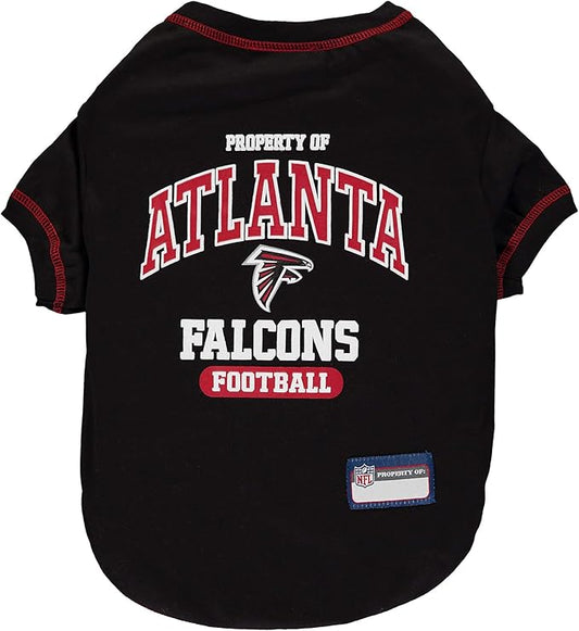 Pets First PET SHIRT for Dogs & Cats - NFL ATLANTA FALCONS Dog T-Shirt, X-Small. - Cutest Pet Tee Shirt for the real sporty pup