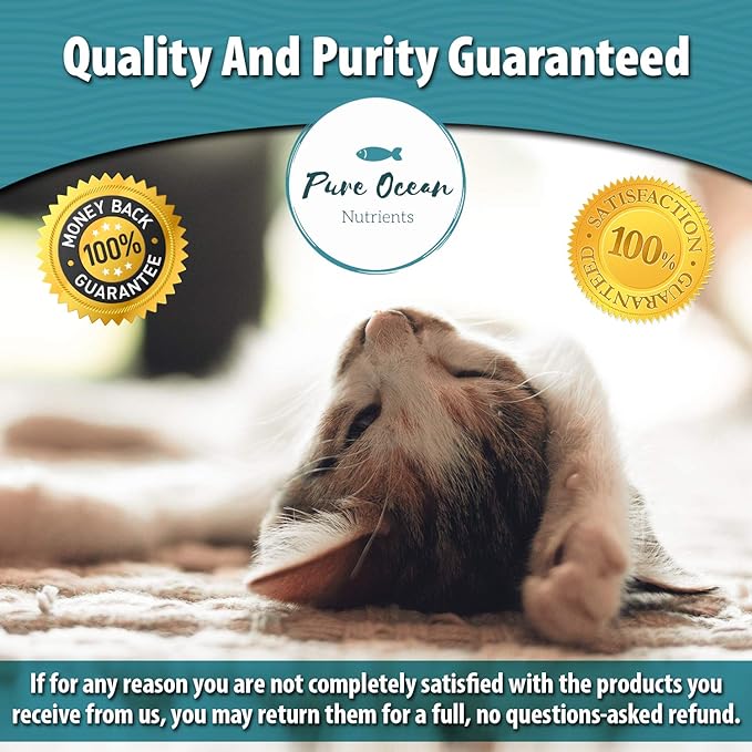 Wild Alaskan Salmon Oil for Dogs and Cats 8 Ounce; Natural Supplement with Omega 3's to Support Joint, Heart, and Immune Health; Promotes a Shiny Soft Coat and Healthy Skin