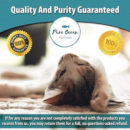 Wild Alaskan Salmon Oil for Dogs and Cats 8 Ounce; Natural Supplement with Omega 3's to Support Joint, Heart, and Immune Health; Promotes a Shiny Soft Coat and Healthy Skin