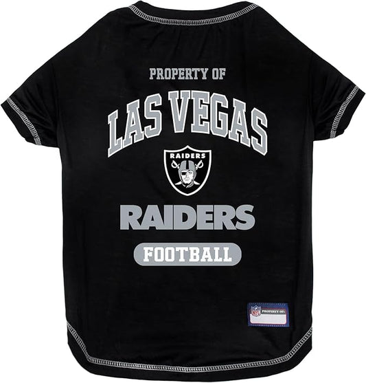 NFL PET SHIRT for Dogs & Cats - Las Vegas Raiders Dog T-Shirt, X-Large. - Cutest Pet Tee Shirt for the real sporty pup