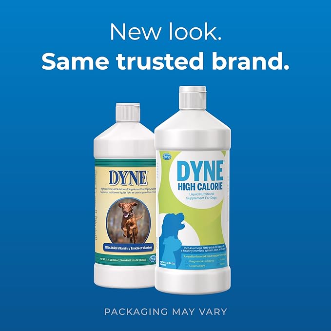 Pet-Ag Dyne High Calorie Liquid Nutritional Supplement for Dogs & Puppies 8 Weeks and Older - 32 oz - Supports Performance and Endurance - Sweet Vanilla Flavor