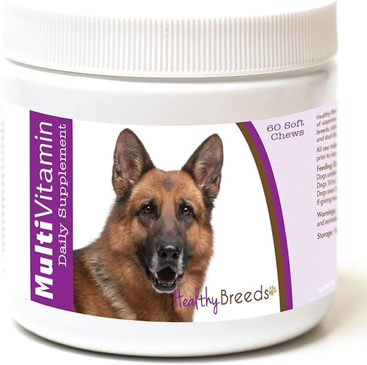 Healthy Breeds German Shepherd Multi-Vitamin Soft Chews 60 Count