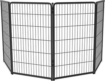 FXW Homeplus Dog Playpen Designed for Indoor Use, 45" Height for Large Dogs, Black│Patented