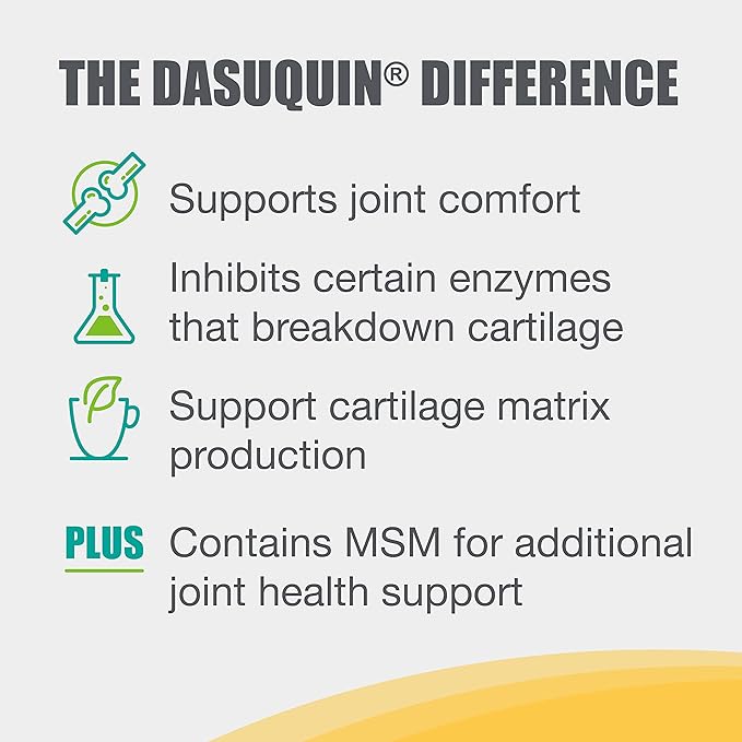Nutramax Laboratories Dasuquin with MSM Joint Health Supplement for Large Dogs - With Glucosamine, MSM, Chondroitin, ASU, Boswellia Serrata Extract, and Green Tea Extract, 84 Soft Chews