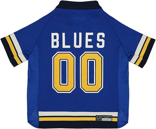 Pets First NHL ST.Louis Blues Jersey for Dogs & Cats, X-Small. - Let Your Pet be a Real NHL Fan!