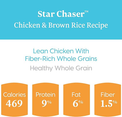 Solid Gold Canned Dog Food for Adult & Senior Dogs - Made with Real Chicken and Whole Grains - Star Chaser High Calorie Wet Dog Food for Healthy Digestion and Immune Support