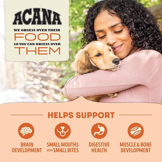 ACANA Dog Puppy Recipe, 25lb | Premium High-Protein, Grain-Free Dry Dog Food, Packaging May Vary