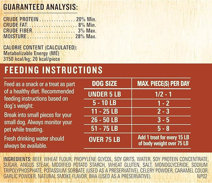 Milo's Kitchen Homestyle Dog Treats, Steak Grillers, 18 Ounce, High Protein, No Artifical Flavors