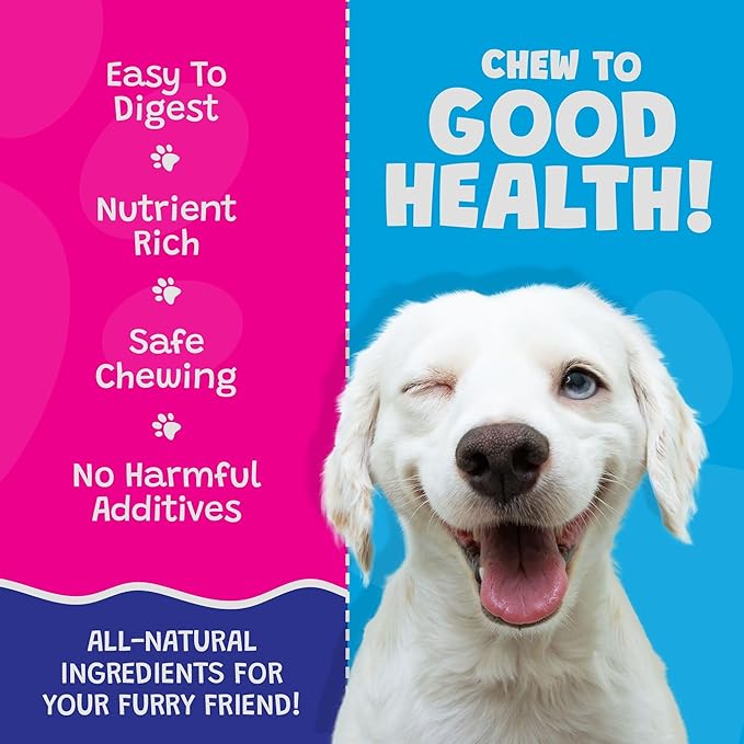 5" Coconut Dog Chews - Premium, All Natural Coconut Dog Treats - Healthy Puppy Treats & Vitamin Rich Rawhide Free Dog Chews - (Original - 2 Pack)