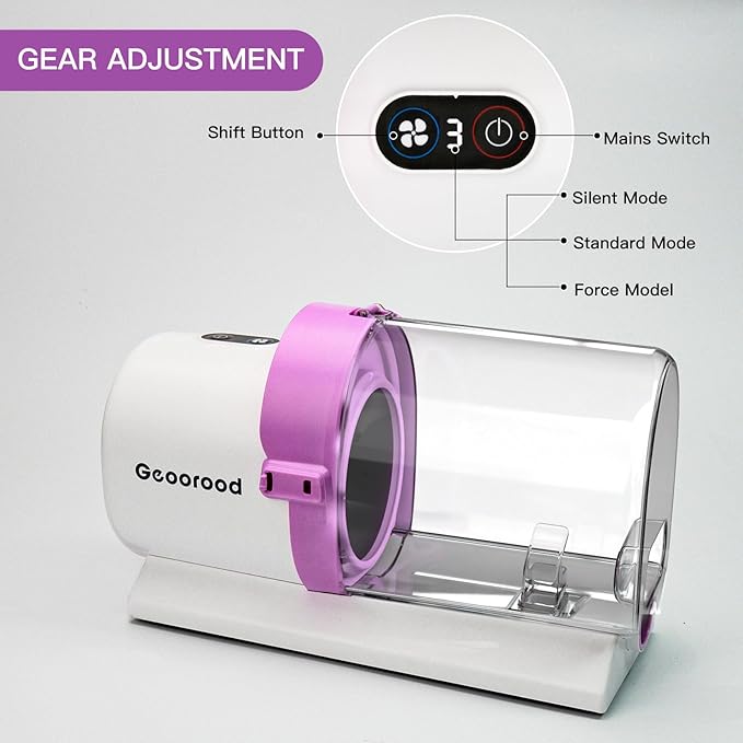 Pet Dog Grooming Vacuum Kit Dog Hair Vacuum for Shedding Grooming with 2.5L Large Capacity Quiet At Home Cleaning
