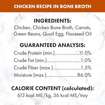 Nutro So Simple Meal Complement Wet Dog Food Chicken and Chicken & Duck Recipes in Bone Broth Variety Pack, 2 oz. Tubs, Pack of 8