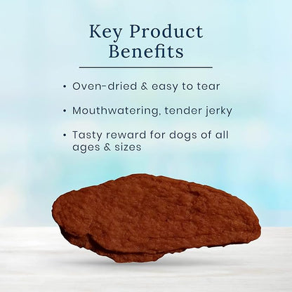 Blue Buffalo Nudges Jerky Cuts Natural Dog Treats, Steak, 10oz Bag