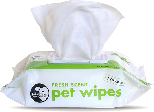 Fresh Scent Pet Wipes - Dog Puppy