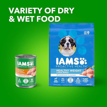 IAMS Adult Healthy Weight Control Large Breed Dry Dog Food with Real Chicken, 29.1 lb. Bag