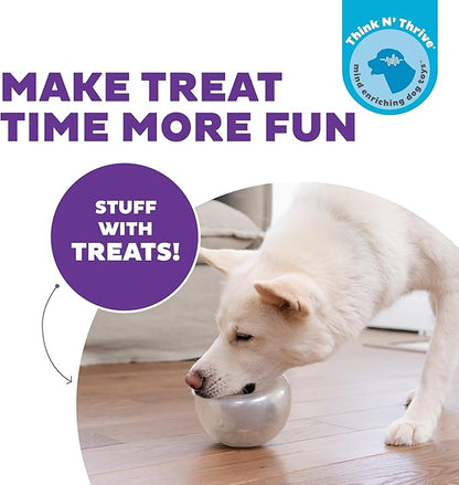 Outward Hound Snoop Interactive Treat Dispensing Dog Toy, Large, White