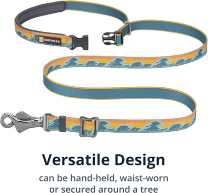 Ruffwear, Crag Ex Leash, Extendable Dog Leash, Hand-Held or Waist-Worn Reflective Lead, Rising Wave