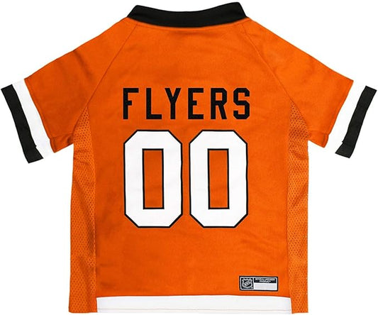 Pets First NHL Philadelphia Flyers Jersey for Dogs & Cats, Large. - Let Your Pet Be A Real NHL Fan!