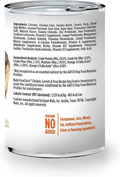 Nulo Grain Free Canned Wet Dog Food (13 oz, Chicken) - 12 Cans