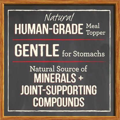 Merrick Grain Free Bone Broth, Premium Human Grade And Gluten Free Dog And Cat Food Topper Pouches, Turkey - 7 oz. Pouch