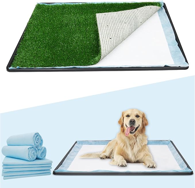 Disposable Pee Pads 24"x16.5", Replacement Puppy Pads for Dog Potty, Super Absorbent, Leak-Proof & Odor Control, Giant Size 20 Count Suitable for Large Dogs