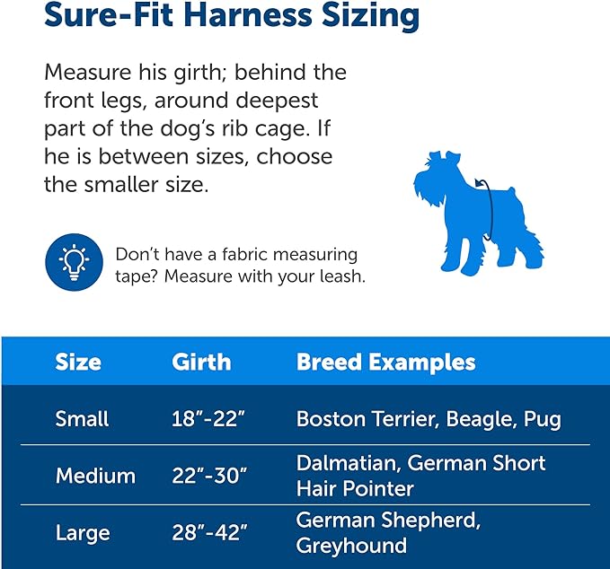 PetSafe Sure-Fit Harness – Five Point Adjustable Dog Harness – from The Makers of The Easy Walk Harness – Small, Red