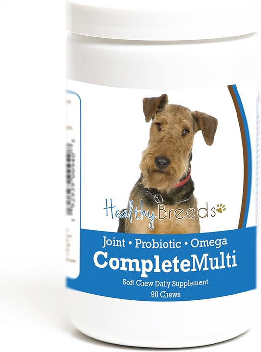 Healthy Breeds Airedale Terrier All in One Multivitamin Soft Chew 90 Count