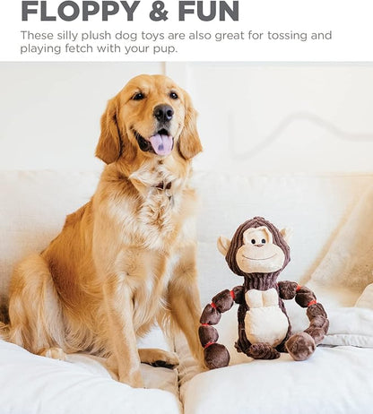 Outward Hound Thunda Tugga Gorilla Plush & Squeaky Dog Tug Toy