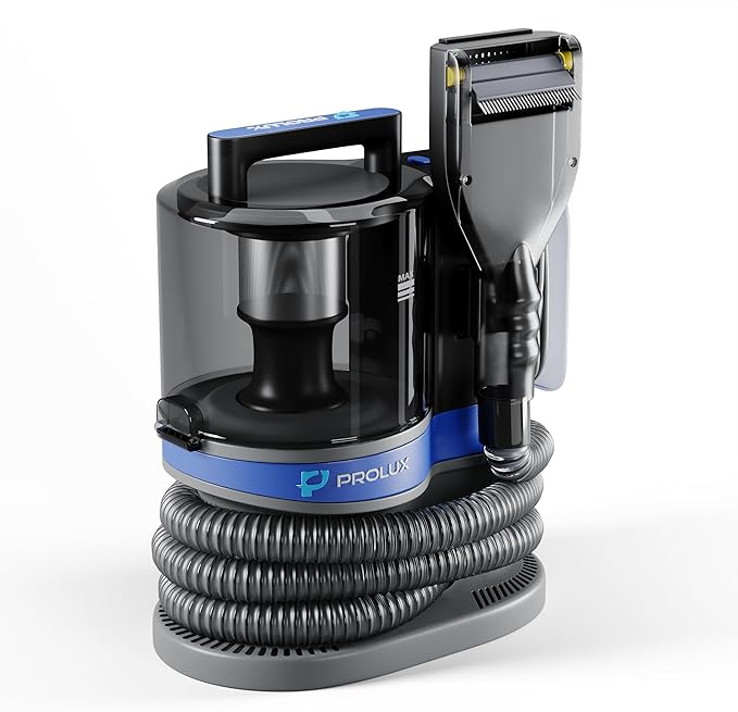 Prolux Professional At-Home Pet Grooming Vacuum, Quiet 52 dB Operation, Versatile Clippers for All Hair Lengths, Spacious Tank for Extended Grooming Sessions, 7-Foot Hose, Perfect for Dogs and Cats