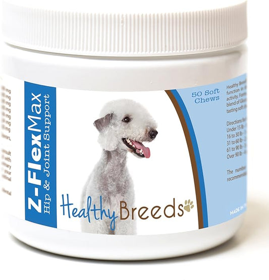 Healthy Breeds Bedlington Terrier Z-Flex Max Hip and Joint Soft Chews 50 Count