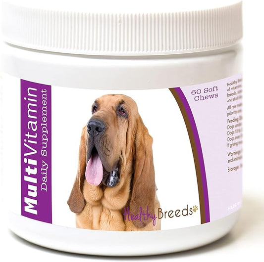 Healthy Breeds Bloodhound Multi-Vitamin Soft Chews 60 Count