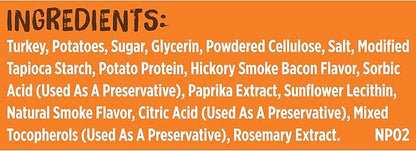 Rachael Ray Nutrish Turkey Bites Real Meat Grain Free Dog Treats, Turkey Recipe with Hickory Smoked Bacon Flavor, 12 Ounces (Packaging May Vary)