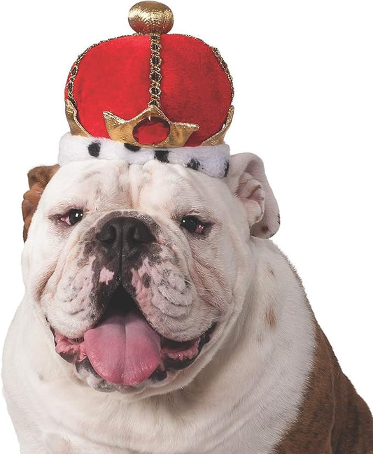 Rubie's King's Crown Pet Costume Accessory, Medium/Large, Multicolor