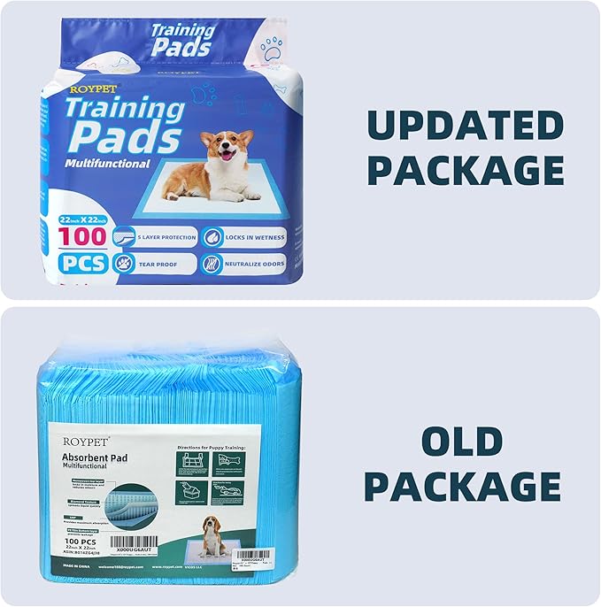 22" x 22" Puppy Training Pads in Bag, 100-Count