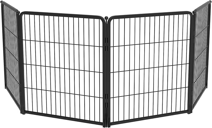 FXW Homeplus Dog Playpen Designed for Indoor Use, 32" Height for Medium Dogs, Black│Patented