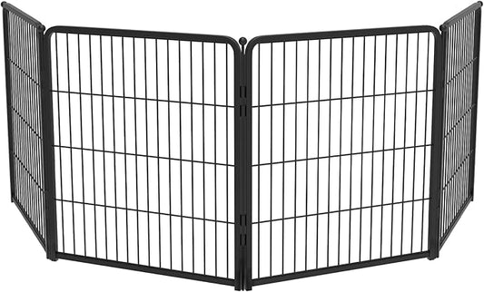 FXW Homeplus Dog Playpen Designed for Indoor Use, 32" Height for Medium Dogs, Black│Patented