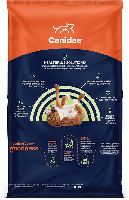 Canidae Pure Weight Management Limited Ingredient Premium Adult Dry Dog Food, Real Chicken & Pea Recipe, 12 lbs, Grain Free