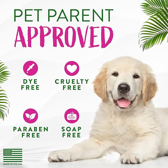 TropiClean Berry & Coconut Deep Cleansing Dog Shampoo | Deodorizing Natural Pet Shampoo Derived from Natural Ingredients | Cat Friendly | Made in the USA | 20 oz.