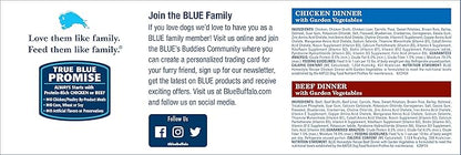 Blue Buffalo Homestyle Recipe Natural Adult Wet Dog Food Variety Pack, Chicken & Beef 12.5-Oz Can (8 Count- 4 Of Each Flavor)