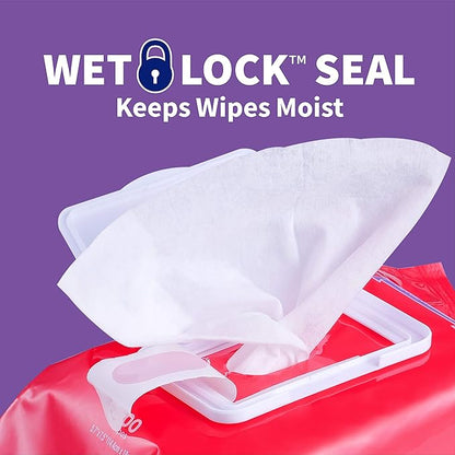 Wet Ones for Pets Freshening Multipurpose Wipes for Cats with Aloe Vera | Easy to Use Cat Cleaning Wipes, Freshening Cat Grooming Wipes for Pet Grooming in Fresh Scent| 100 ct Pouch Cat Wipes
