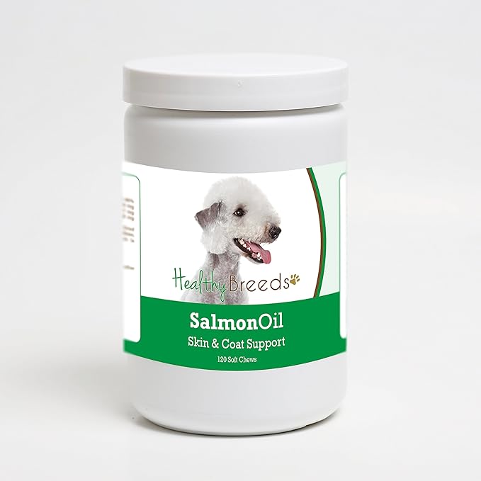Healthy Breeds Bedlington Terrier Salmon Oil Soft Chews 120 Count