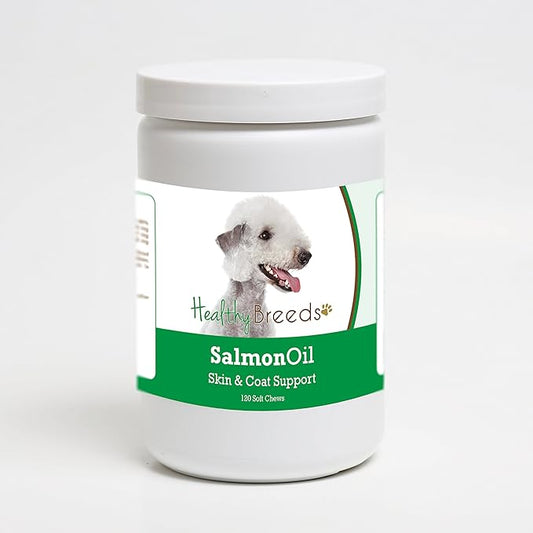 Healthy Breeds Bedlington Terrier Salmon Oil Soft Chews 120 Count